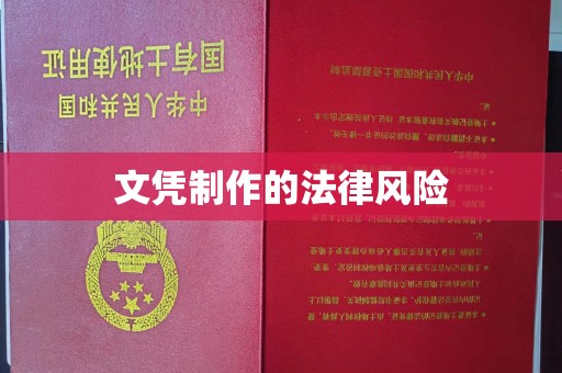 眉山文凭制作的法律风险